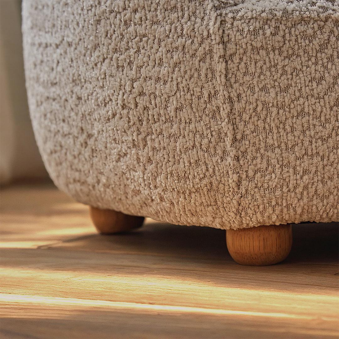 CuddleCo Bear Kids Chair - Boucle Mushroom-Tables + Seating-Boucle Mushroom- | Natural Baby Shower