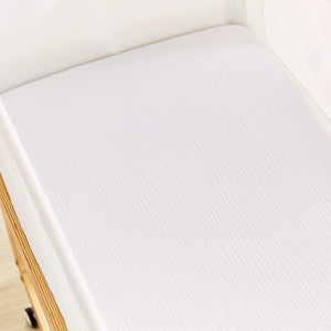 CuddleCo Universal Crib/ Co Sleeper Sheets 2pk - Cashmere Waffle-Sheets-Cashmere Waffle-Crib | Natural Baby Shower