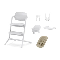 CYBEX LEMO 4-in-1 Highchair Set - White-Highchairs- | Natural Baby Shower
