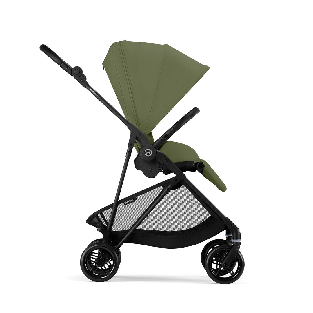 CYBEX Melio Carbon Pushchair - Moss Green-Strollers-Moss Green- | Natural Baby Shower