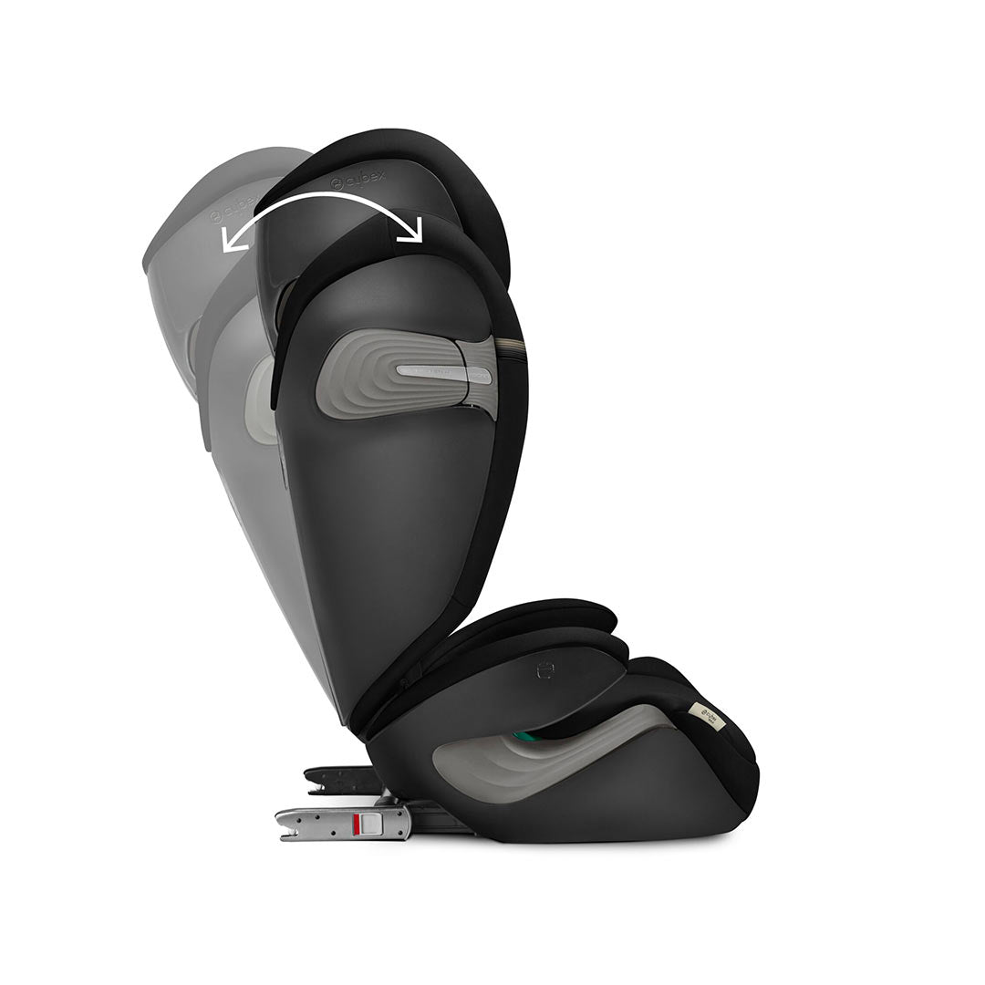 CYBEX Solution S2 i-Fix Car Seat - Moon Black-Car Seats- | Natural Baby Shower