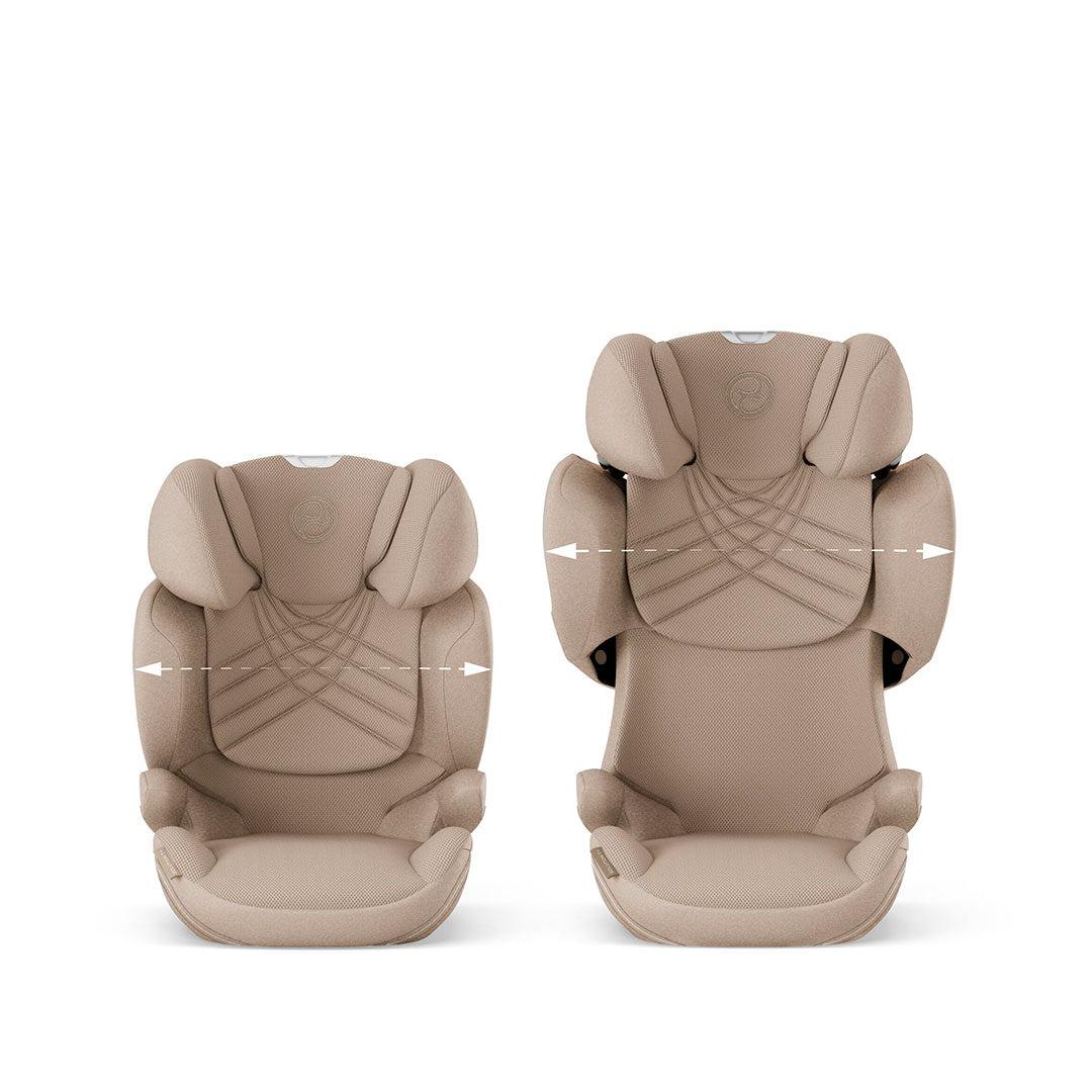 CYBEX Solution T i-Fix Plus Car Seat - Cozy Beige-Car Seats-Cozy Beige- | Natural Baby Shower