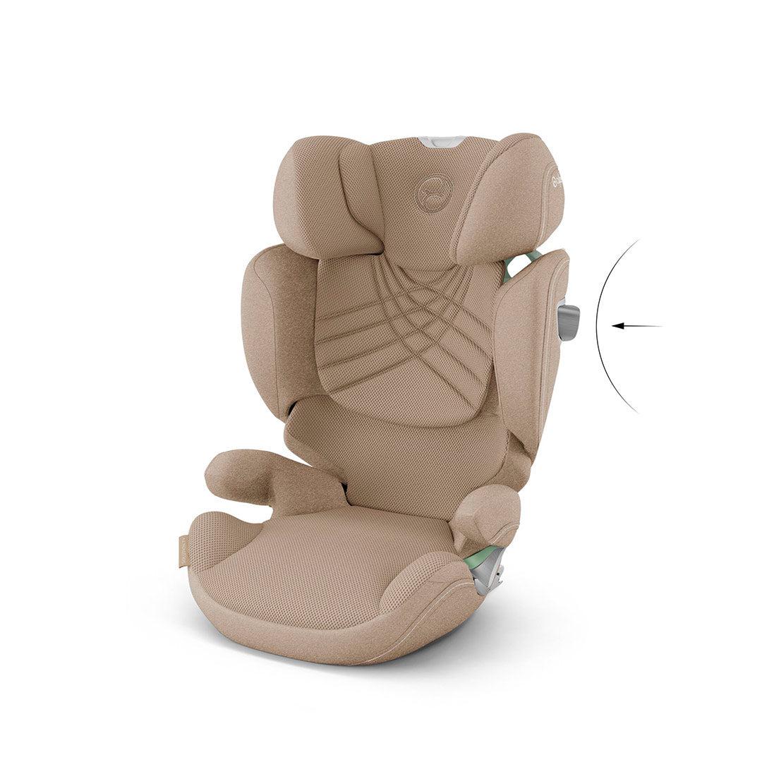 CYBEX Solution T i-Fix Plus Car Seat - Cozy Beige-Car Seats-Cozy Beige- | Natural Baby Shower