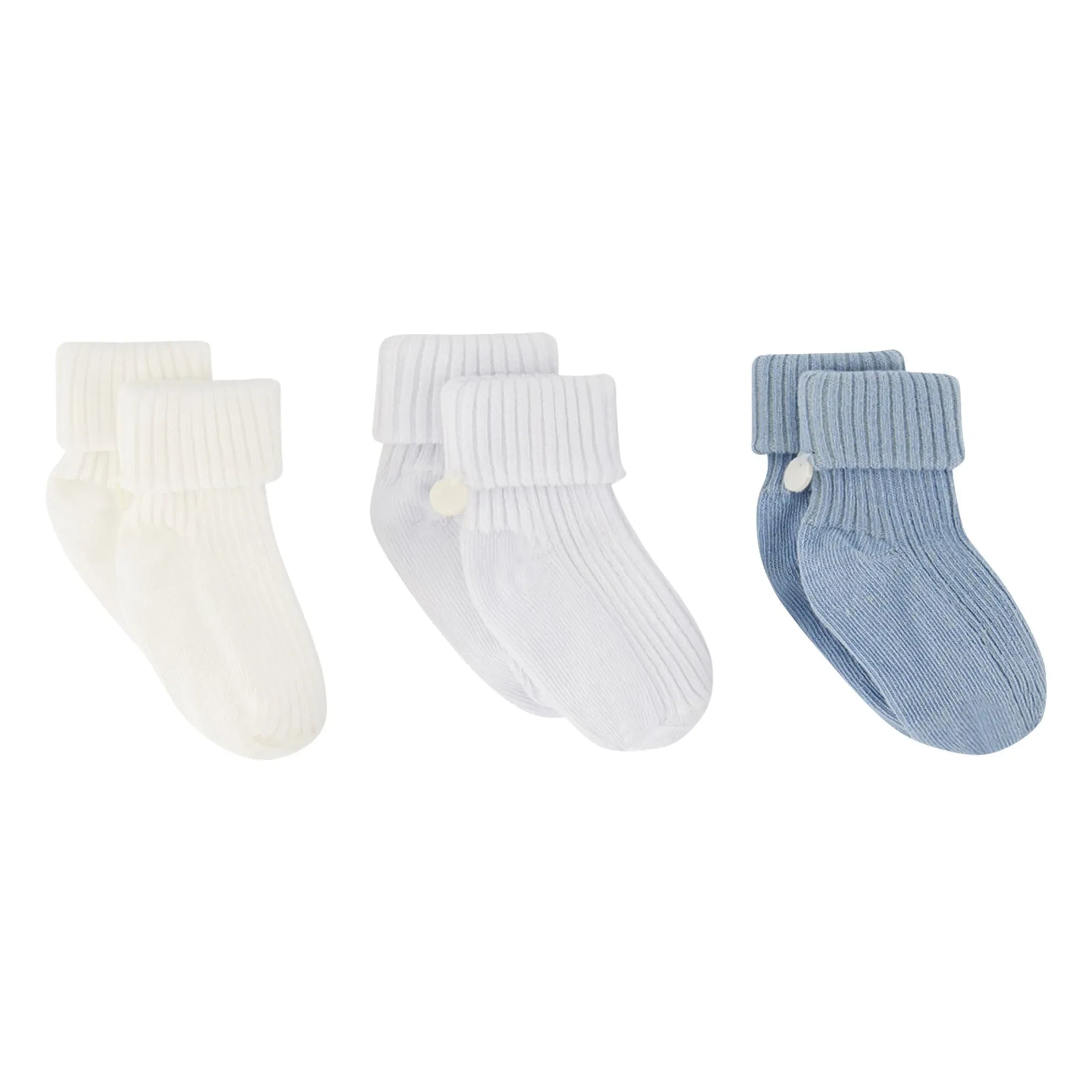 Tartine et Chocolat - 3er-Socken-Set | Himmelblau
