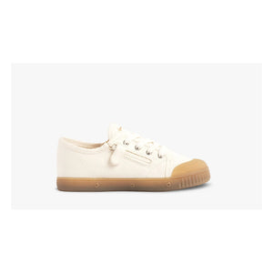 Spring Court - Zip G2 Heavy Low-Top Canvas Sneaker | Offwhite