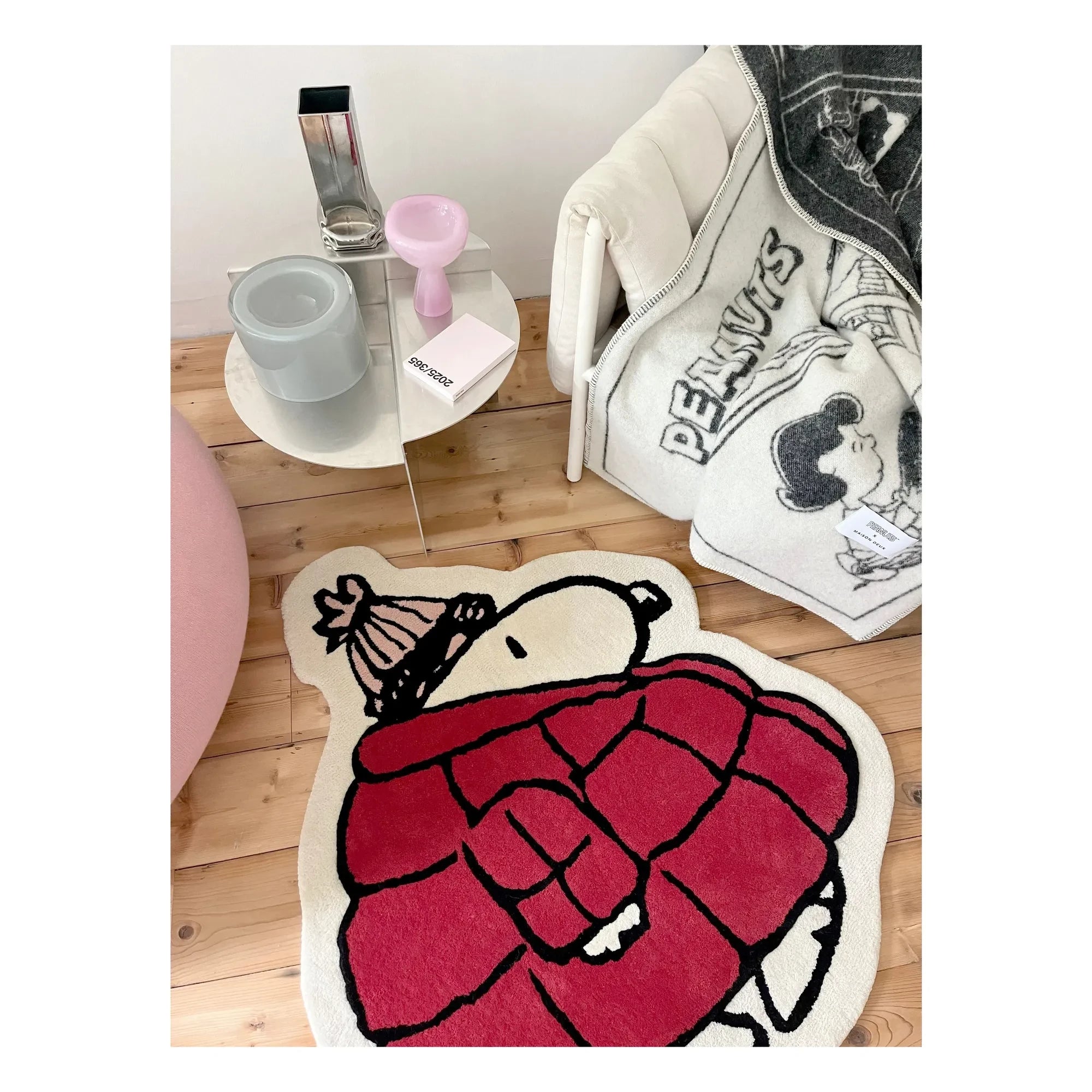 Maison Deux - Peanuts Doudoune Teppich | Rot