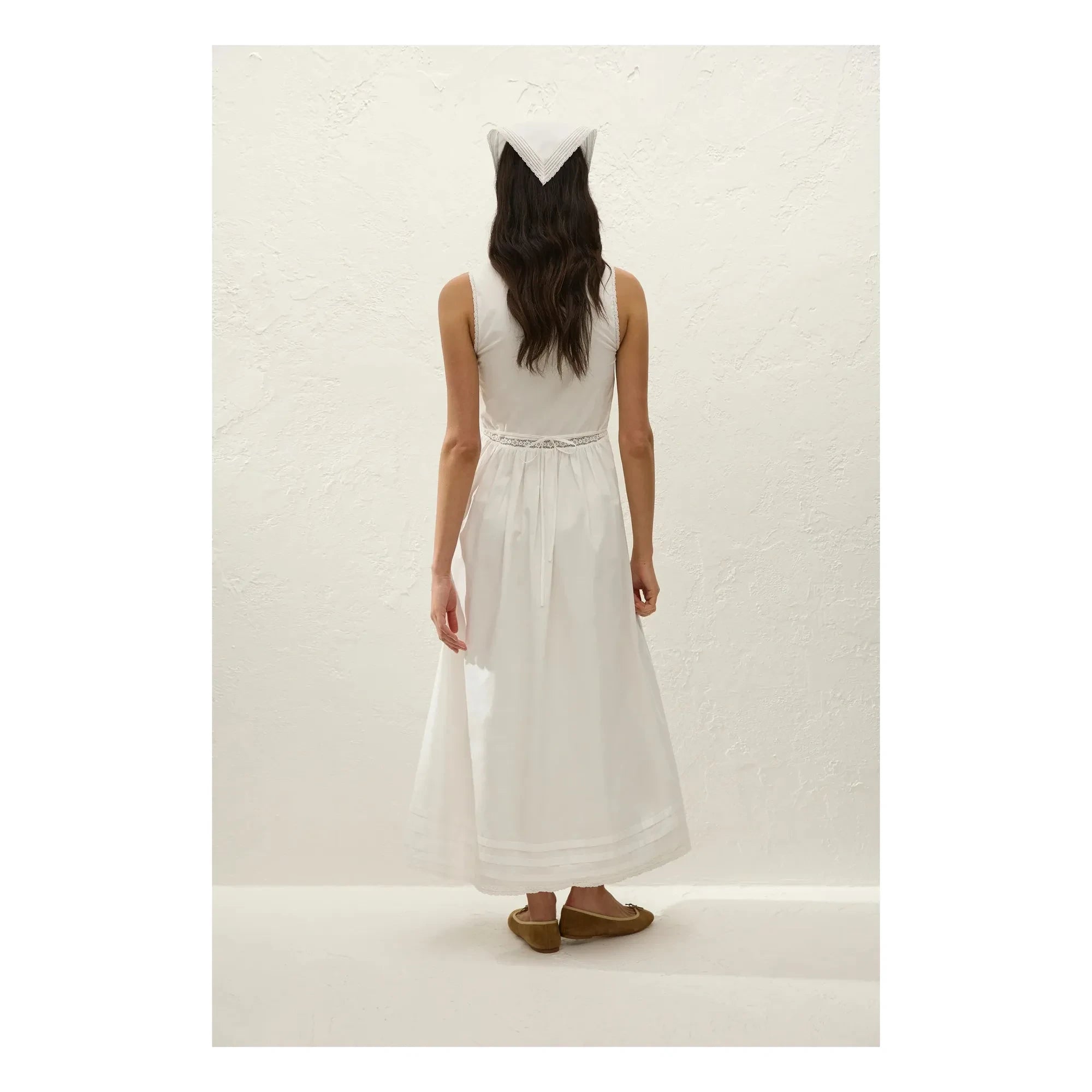 Faithfull the Brand - Fiora Baumwollkleid | Weiß