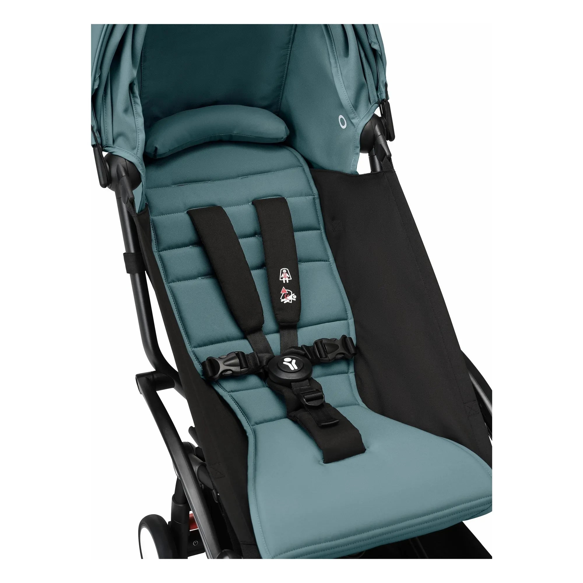 Stokke® - YOYO³ 6+ Kinderwagen schwarzer Rahmen | Aqua