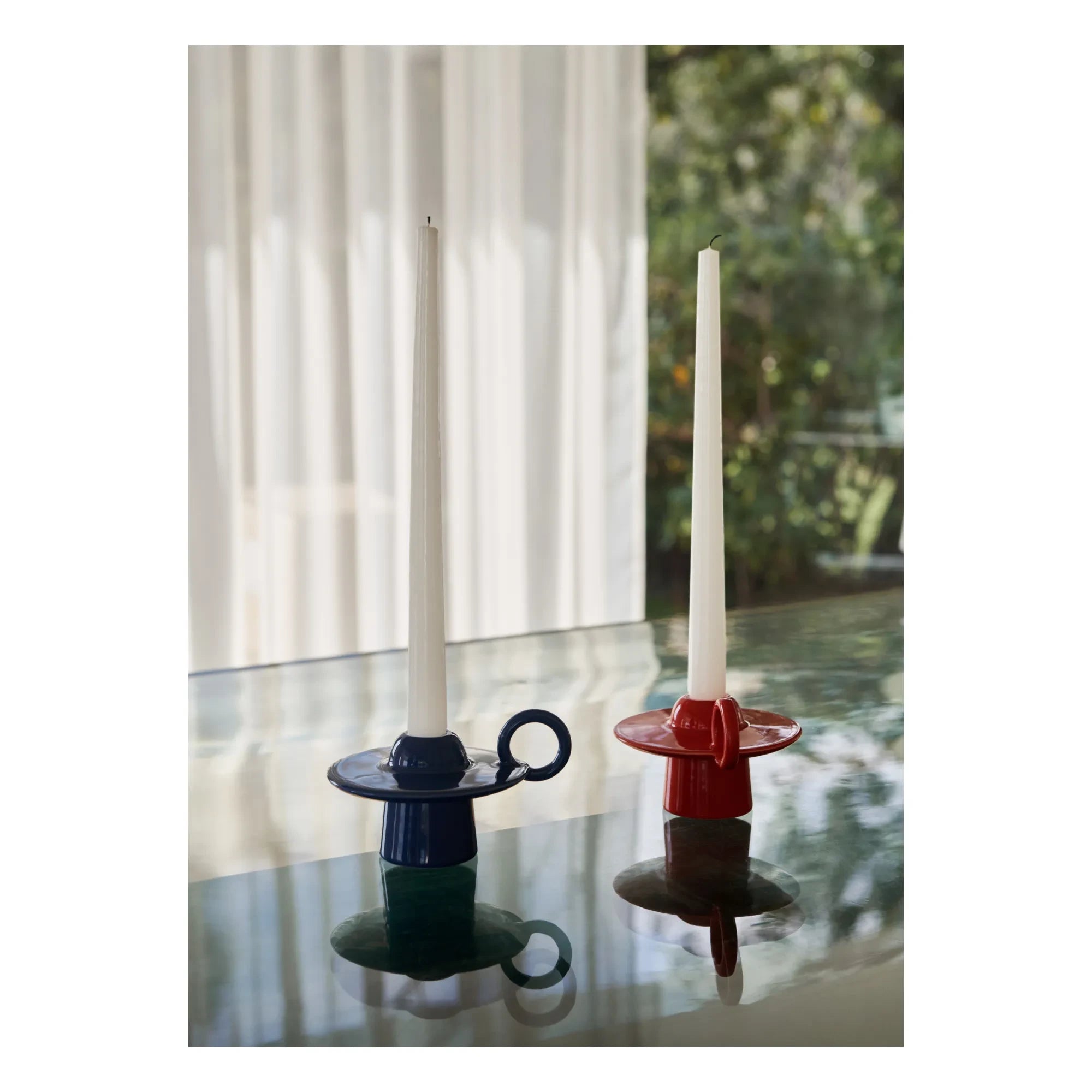 & Tradition - Momento Kerzenhalter - Jaime Hayon | Azurblau