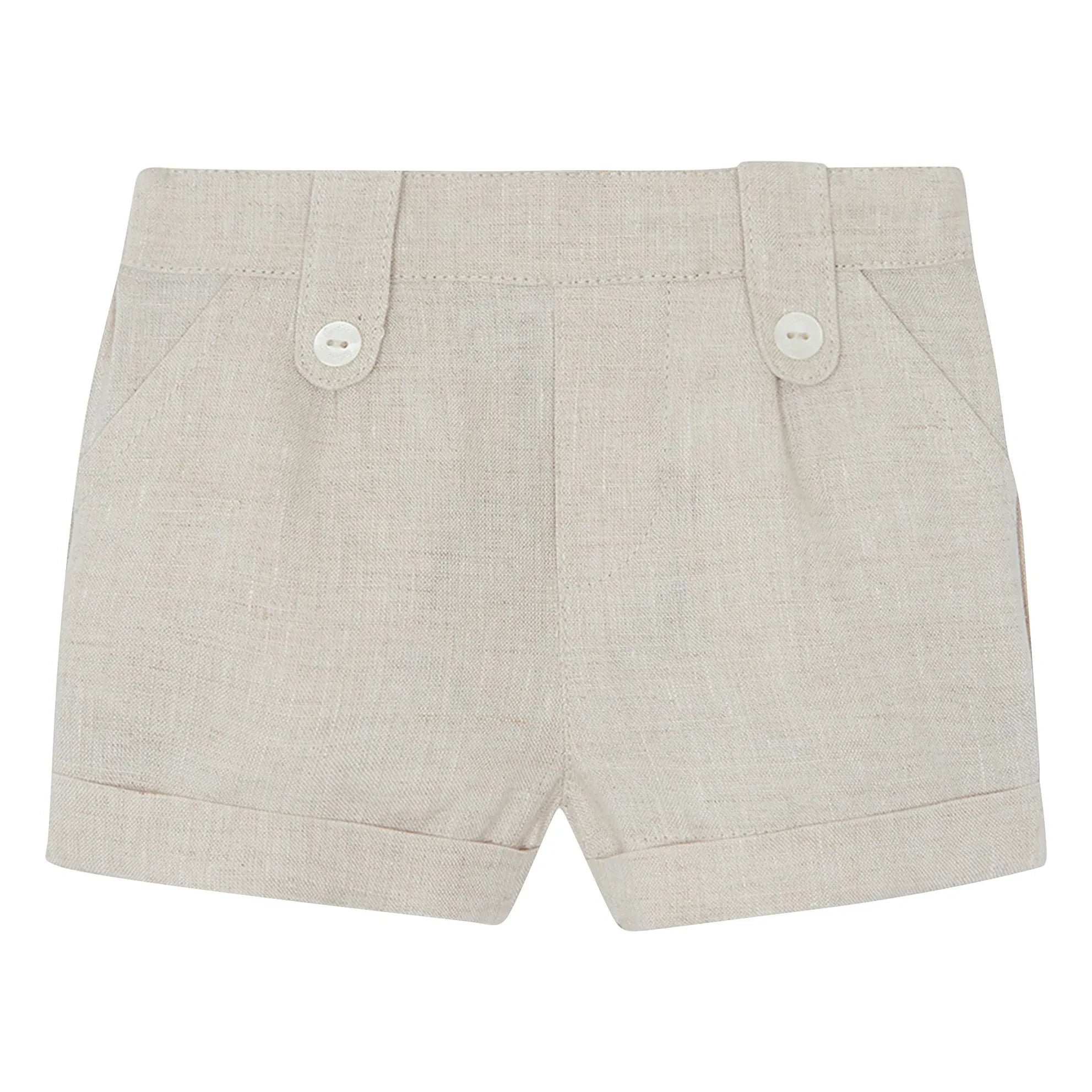 Tartine et Chocolat - Baby Leinen-Shorts | Sand