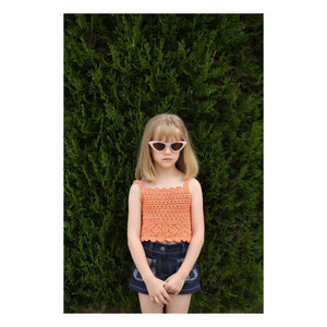 Kalinka - Top Elvira Gehäkelt | Orange
