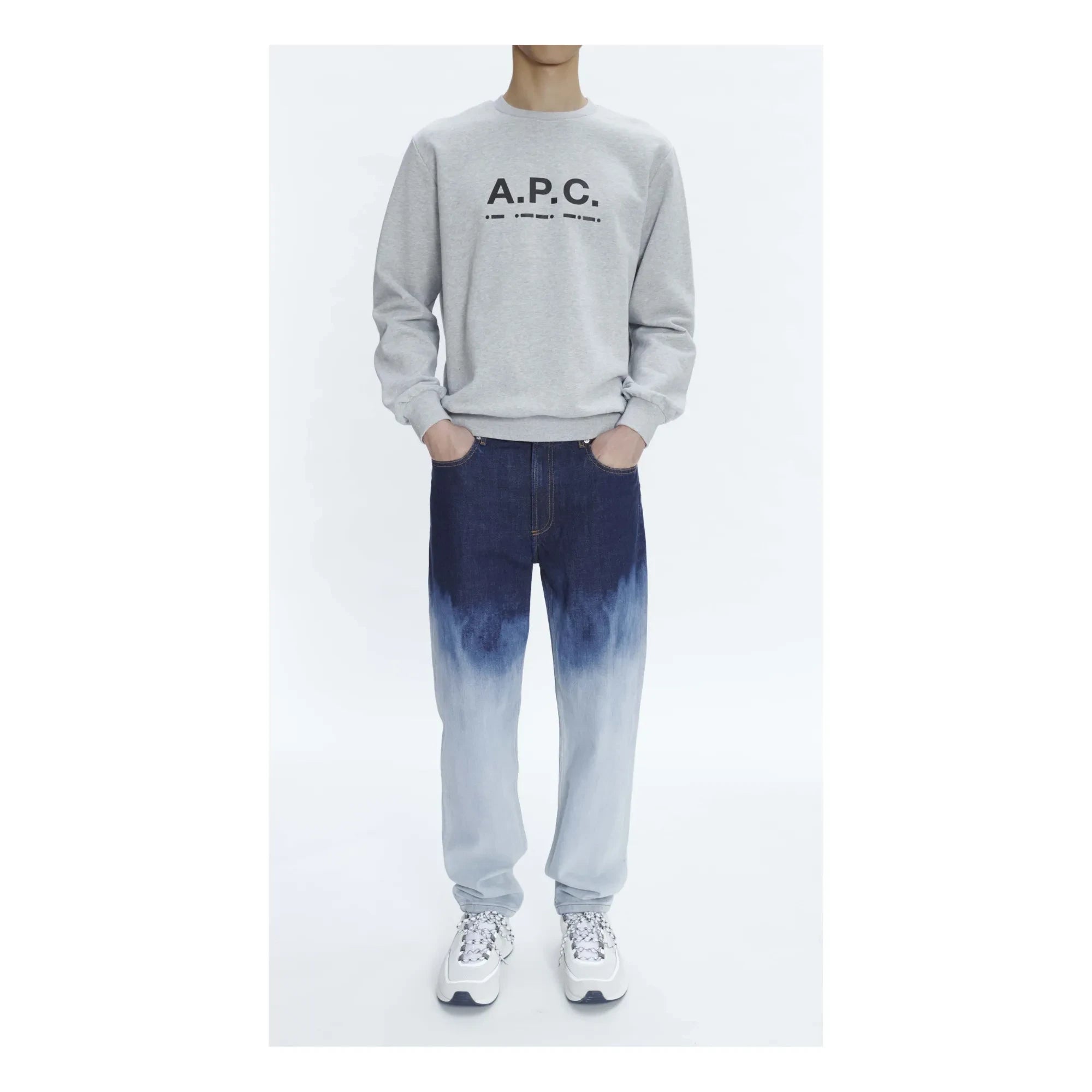 A.P.C. - Franco Sweatshirt | Gri Melanj