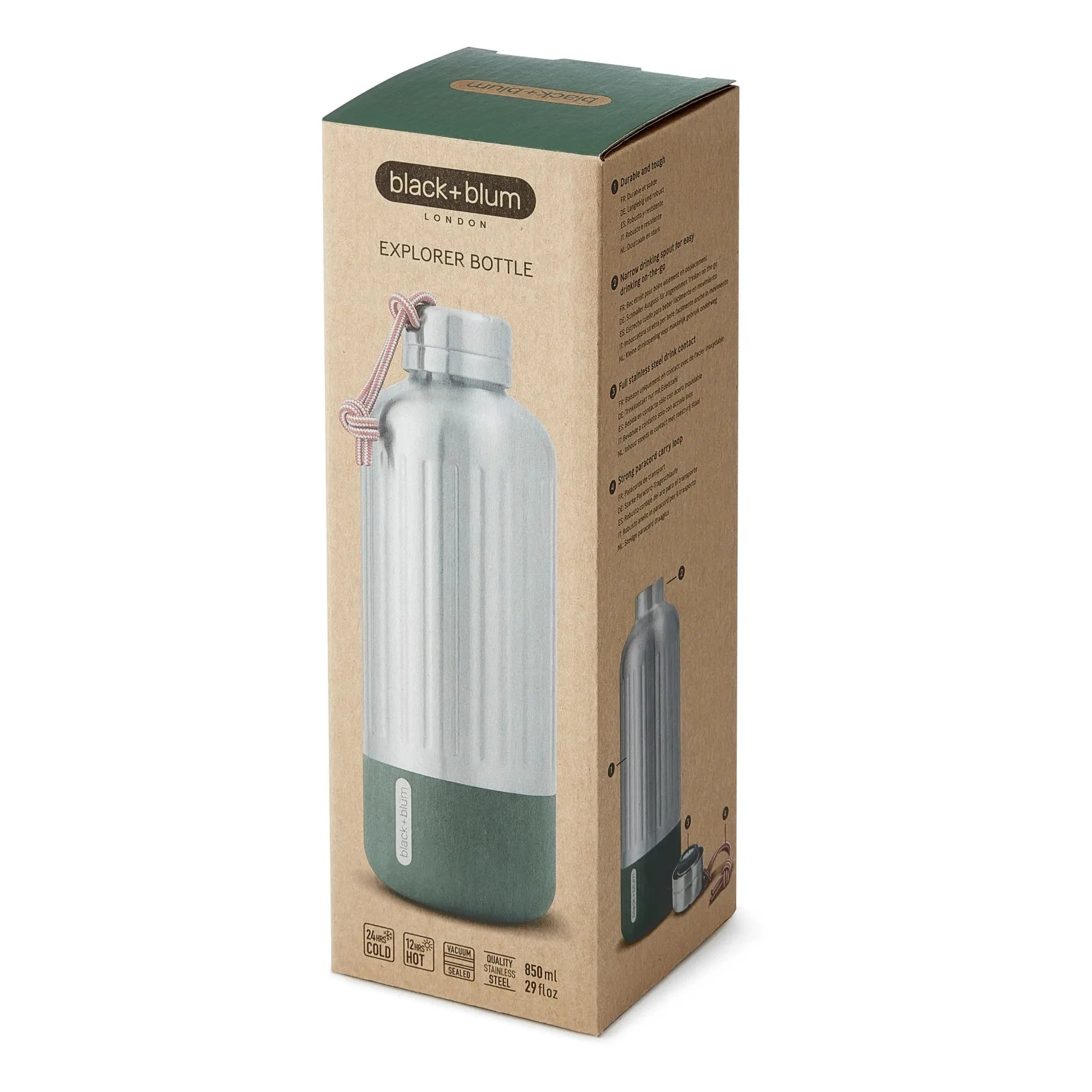 Black + Blum - Edelstahl-L-Flasche | Khaki