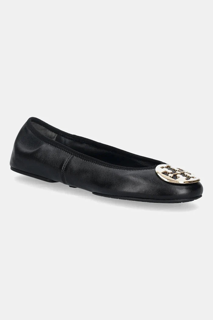 Tory Burch Reva Travel Ballet Deri Babet