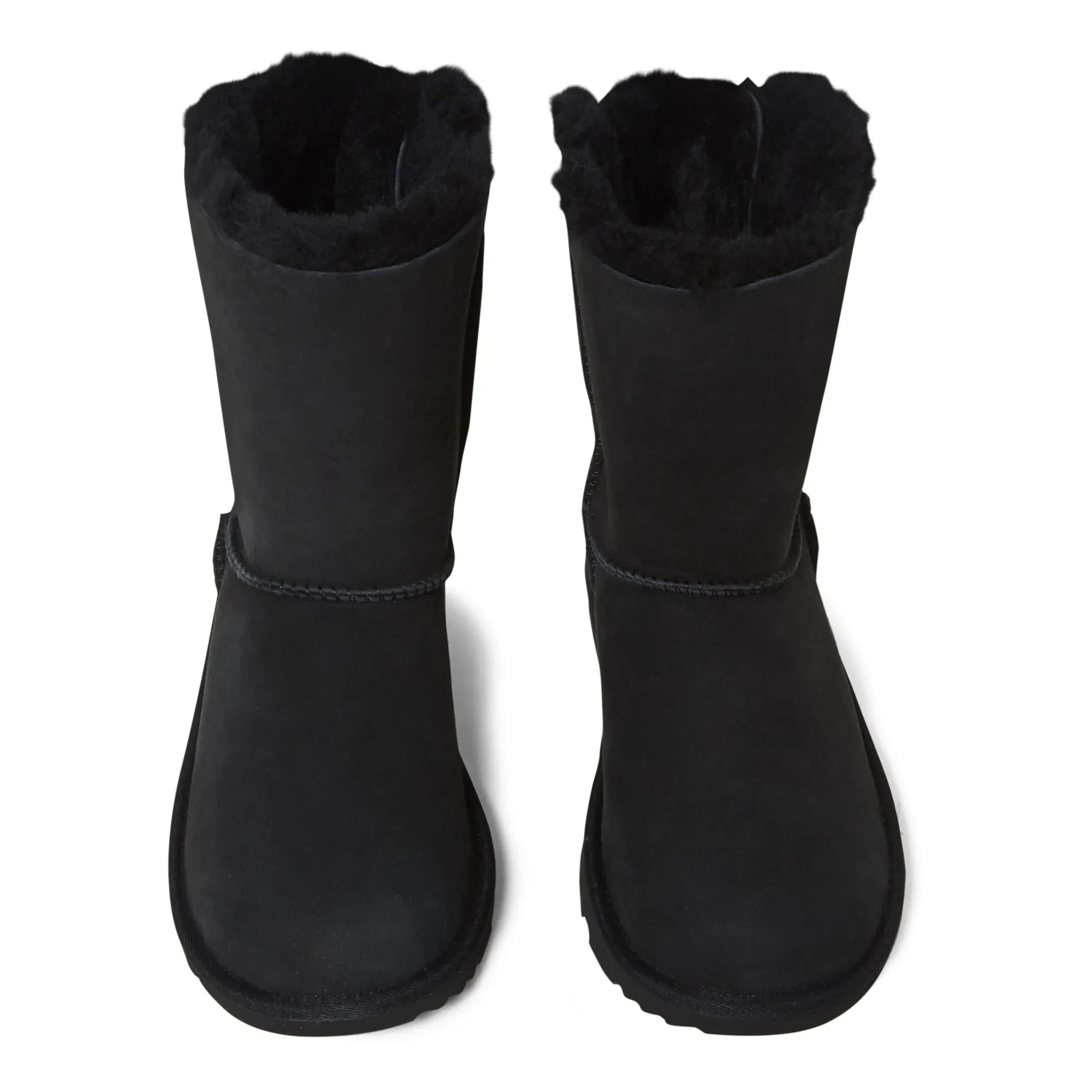 UGG - Bailey Bow Gefütterte Wildlederstiefel | Schwarz