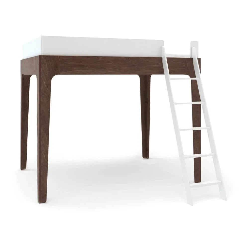 Oeuf NYC - Perch Hochbett mit Zwischengeschoss | Walnuss