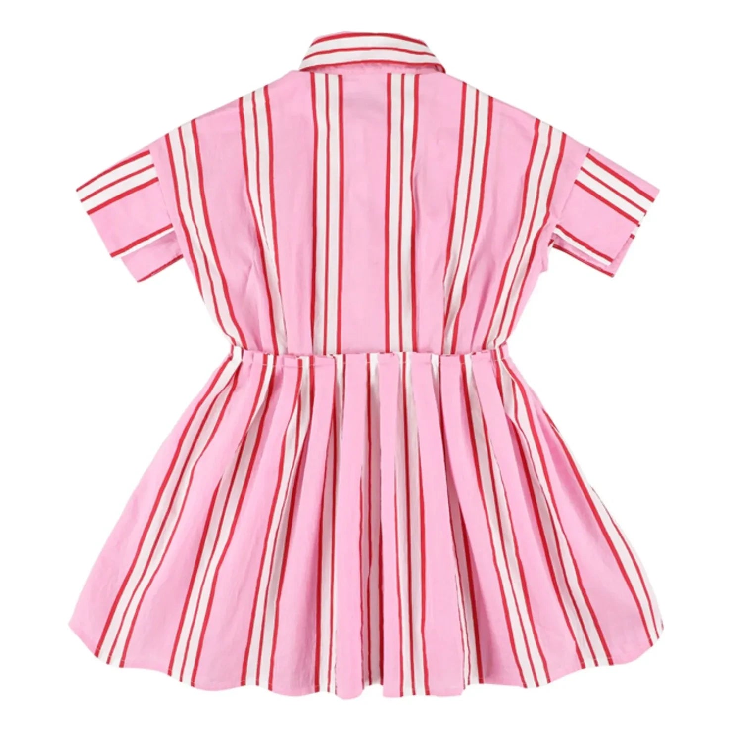 Morley - Gestreiftes Xoe Kleid | Zuckerrosa