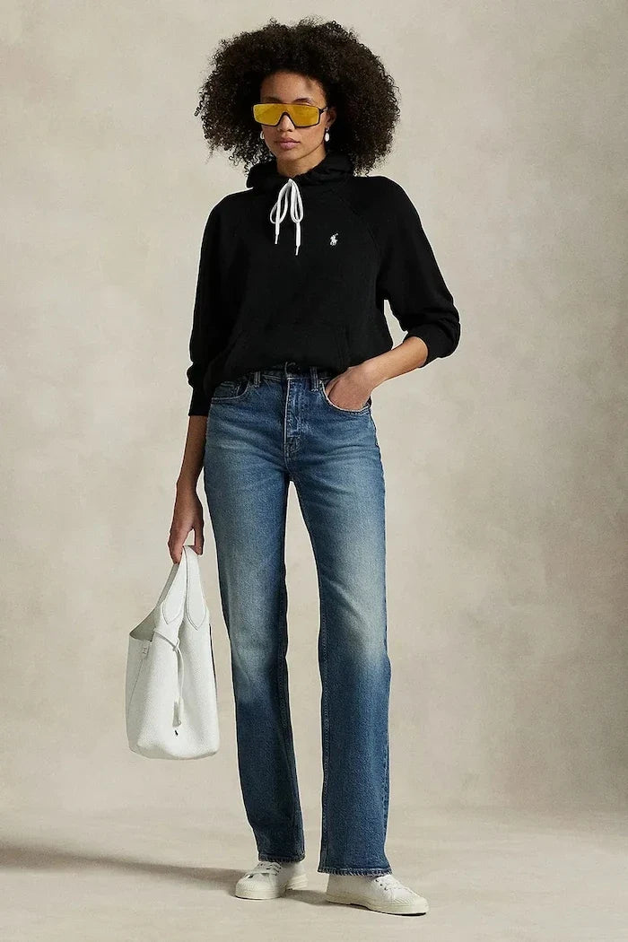 Polo Ralph Lauren kapüşonlu kadın sweatshirt pamuklu