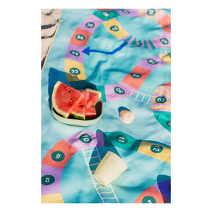 Quut - Echelle et Serpent Mikrofaser-Strandtuch | Blau