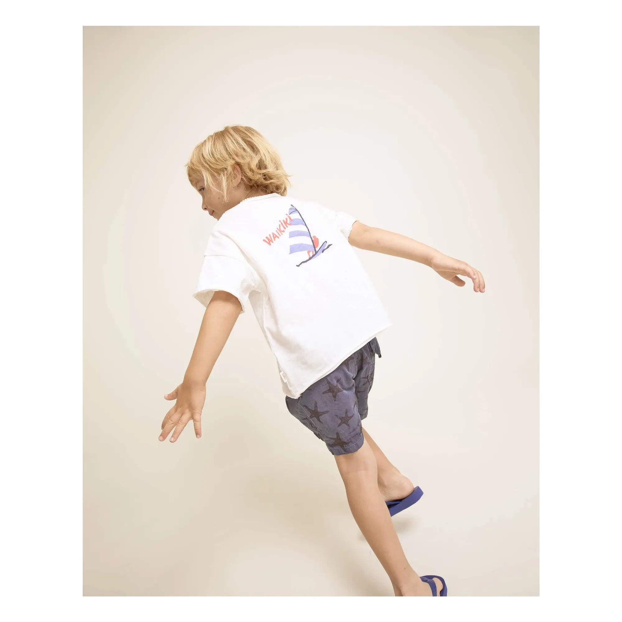 Búho - Waikiki Bio-Baumwoll-T-Shirt | Weiß