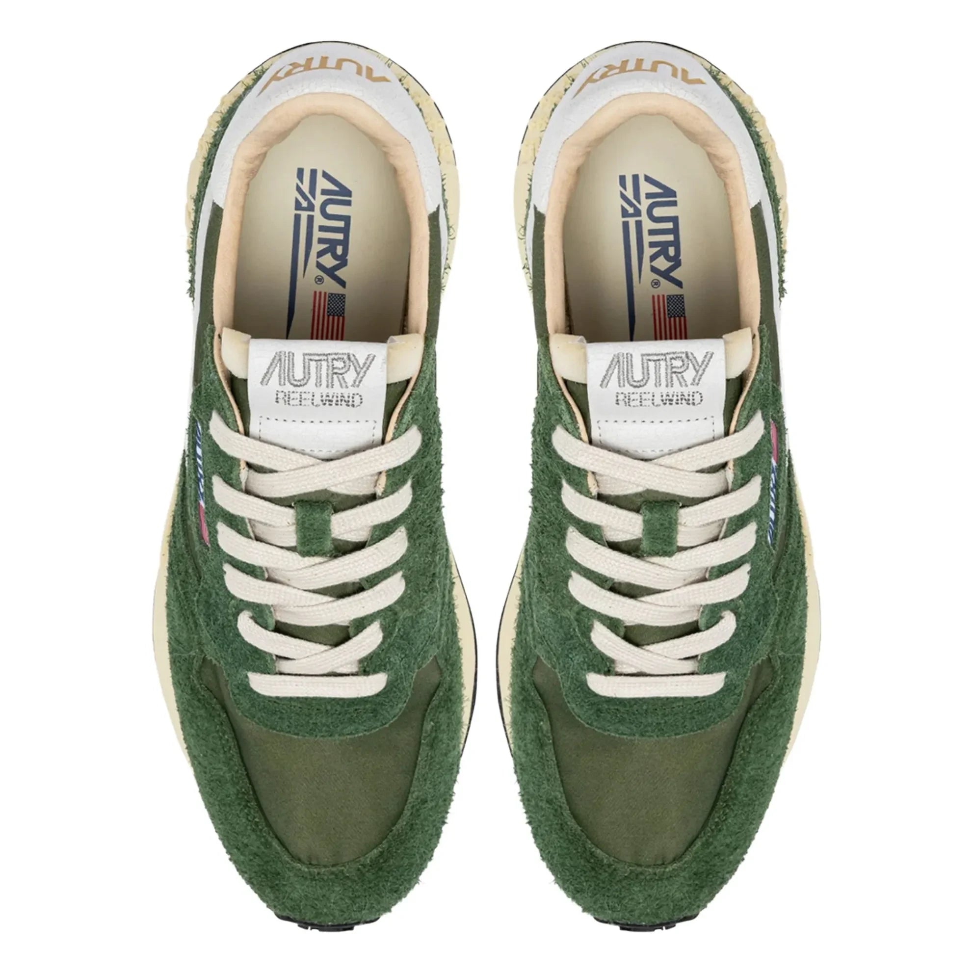 Autry - Reelwind Low Nylon Sneakers | Dunkelgrün