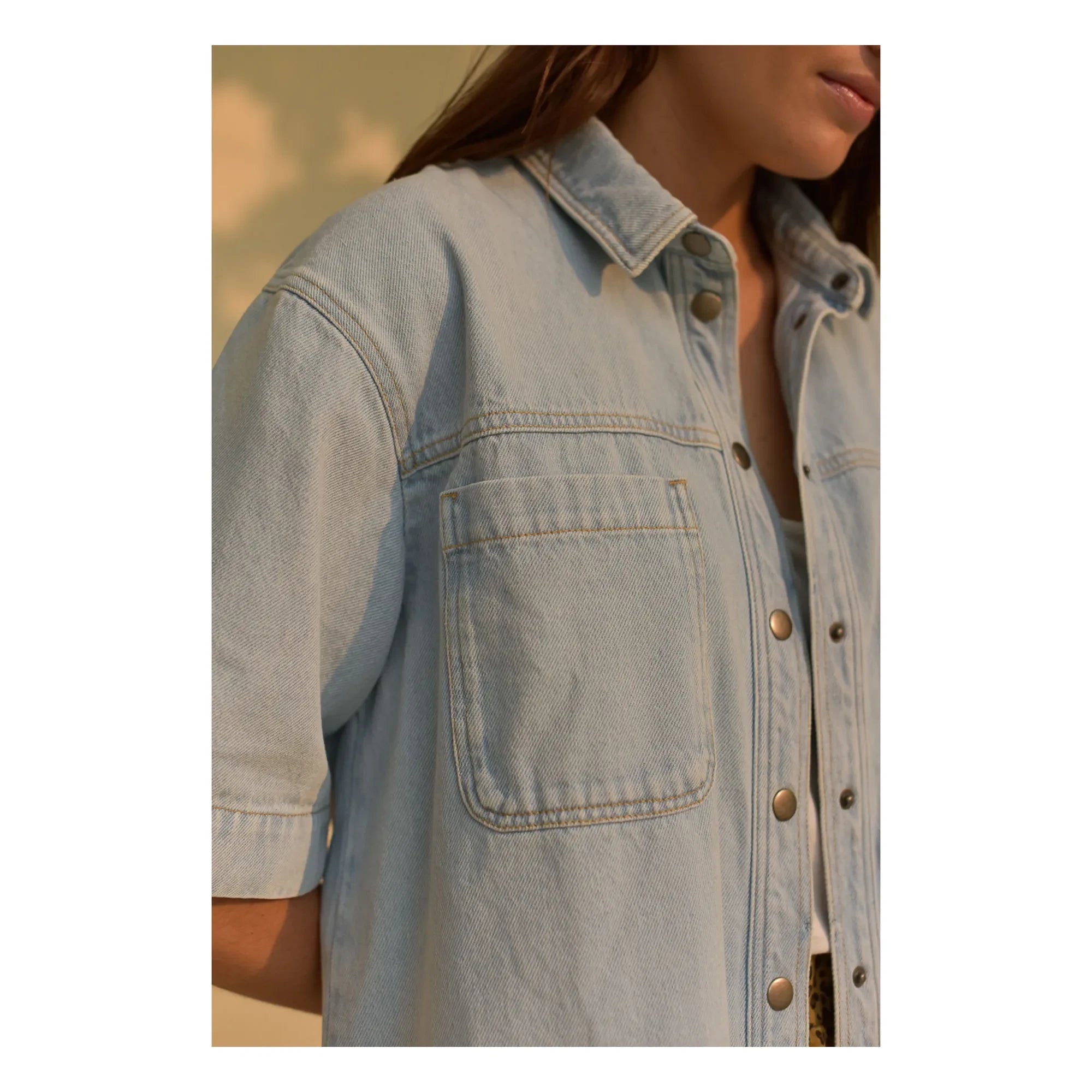 Marlot Paris - Colette Denim Hemd - Damen Kollektion | Hellblau