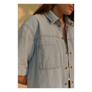 Marlot Paris - Colette Denim Hemd - Damen Kollektion | Hellblau