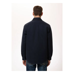 Nudie Jeans - Glenn gefüttertes Overshirt | Dunkelblau