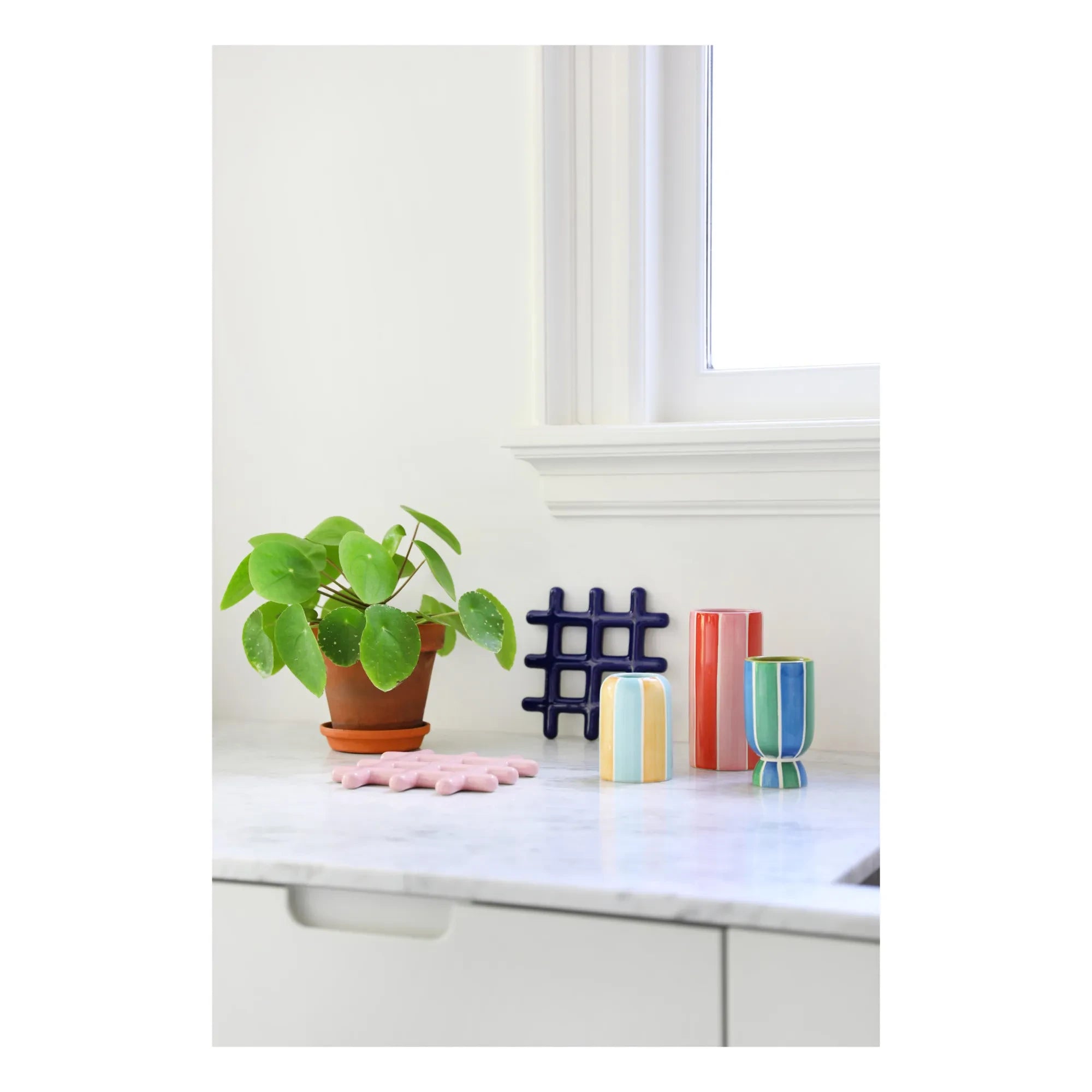 &Klevering - Grill Untersetzer | Blau