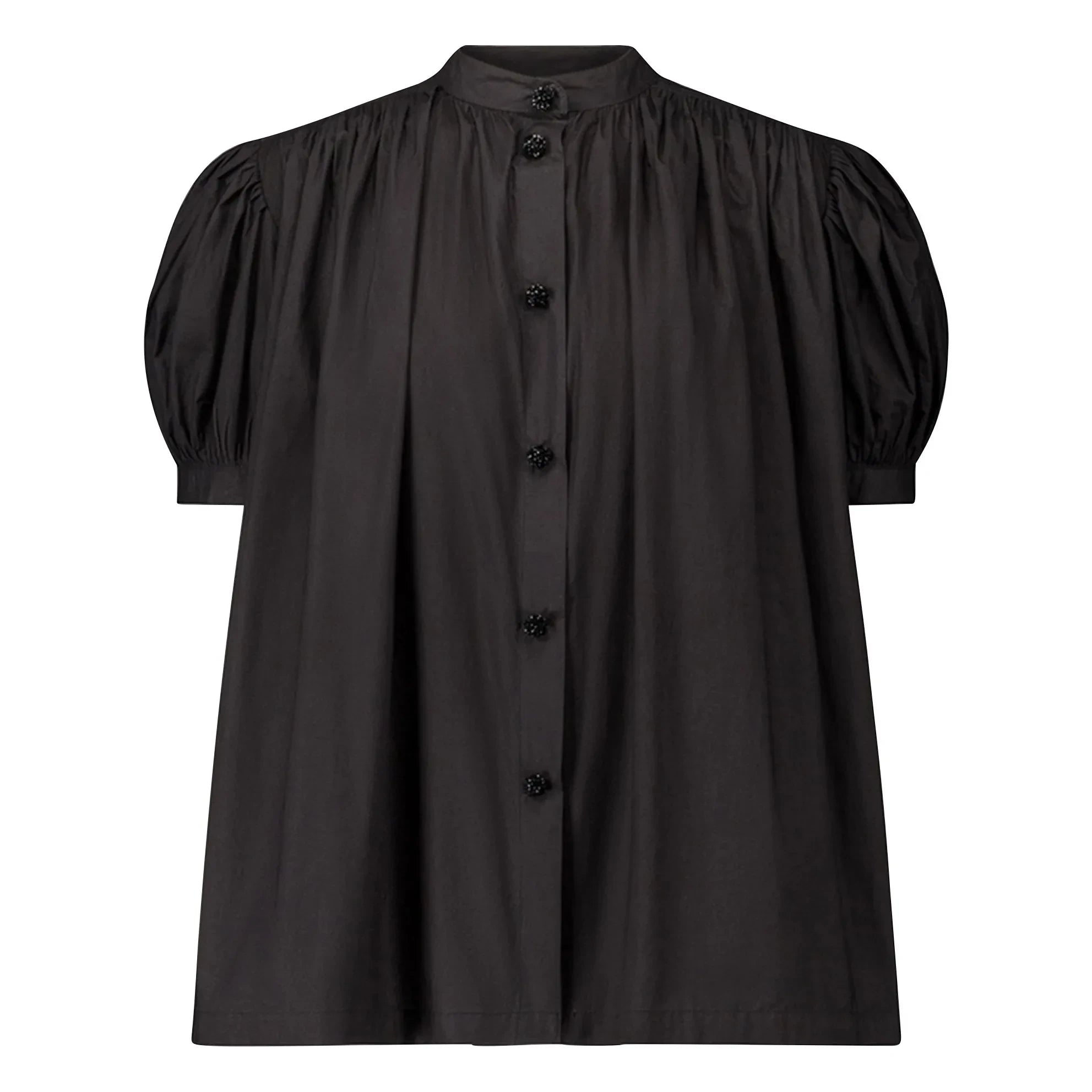 Laurence Bras - Ajmer Baumwollbluse | Schwarz