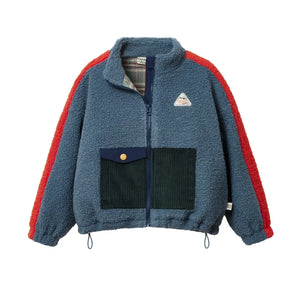 Goldie + Ace - Retro Sherpa Tarzı Mont | Mavi
