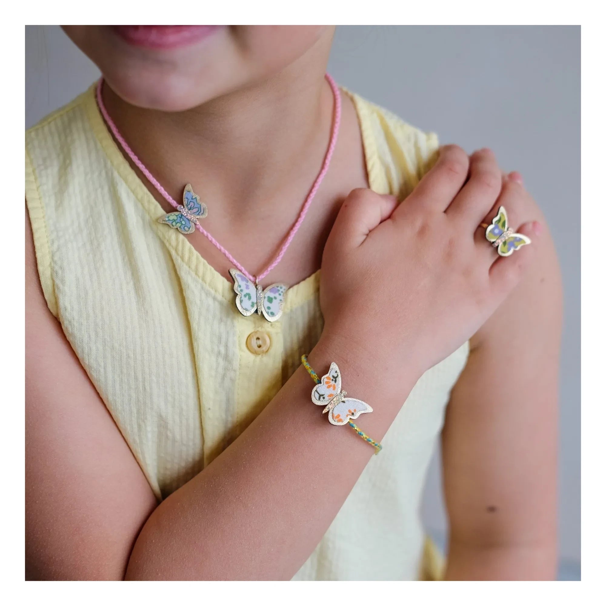 Mimi & Lula - Schmetterlings-Schmuckset | Pink