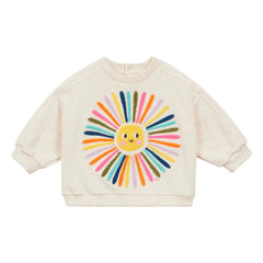Arsène et Les Pipelettes - Sweat Soleil Bio-Baumwolle | Heidebeige