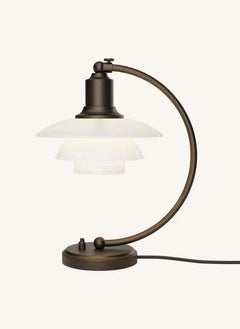 Louis Poulsen - PH 2-2 Luna Tischlampe Patiniertes Messing, Louis Poulsen | Bronze