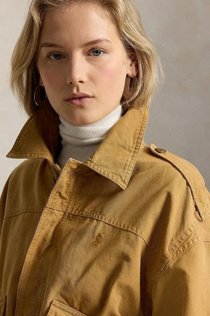 Polo Ralph Lauren pamuklu kadın geçiş ceketi