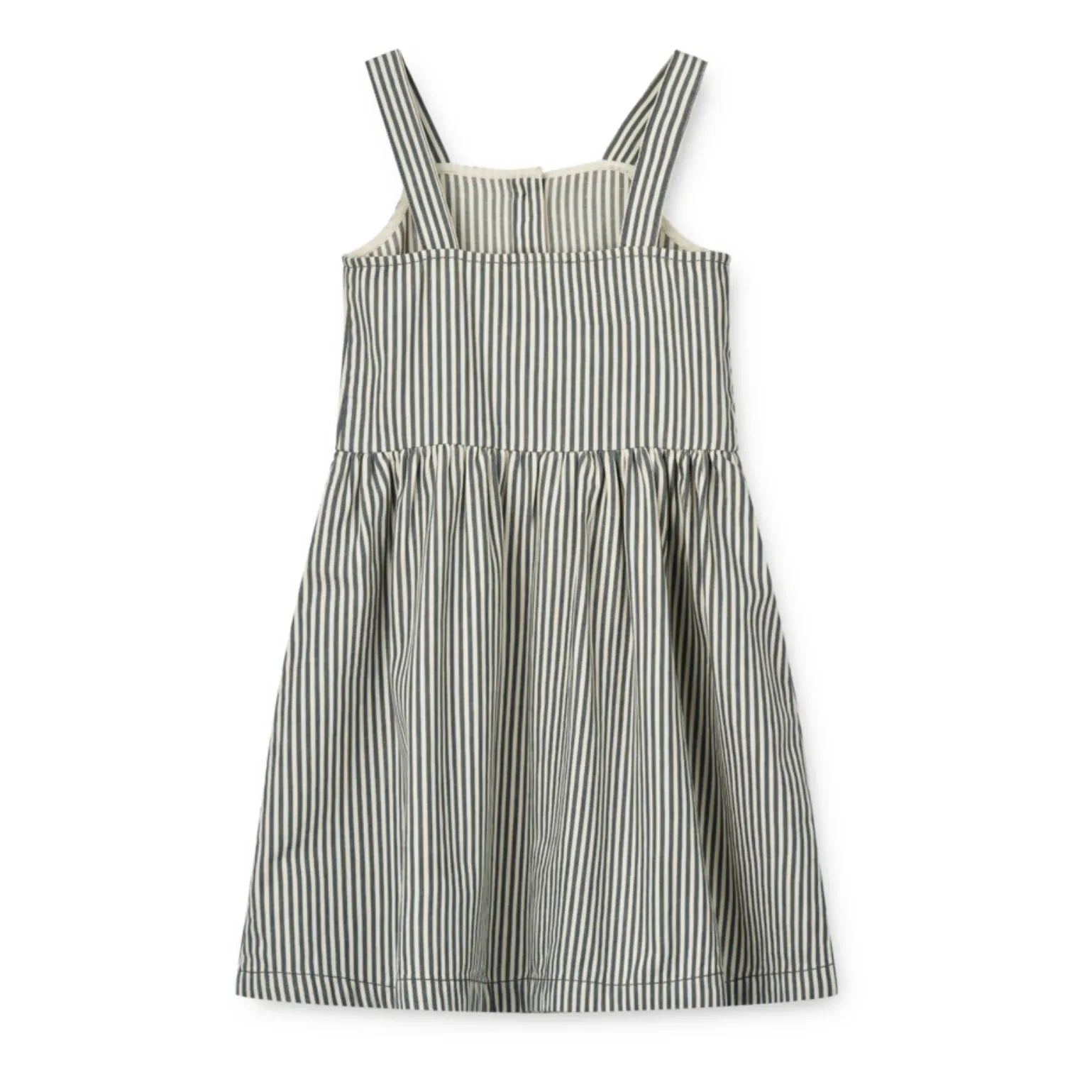 Liewood - Gestreiftes Zia Kleid | Grau Blau