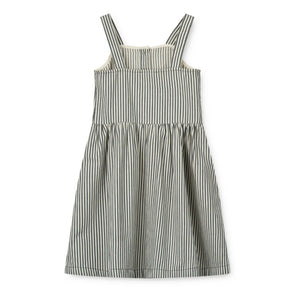 Liewood - Gestreiftes Zia Kleid | Grau Blau