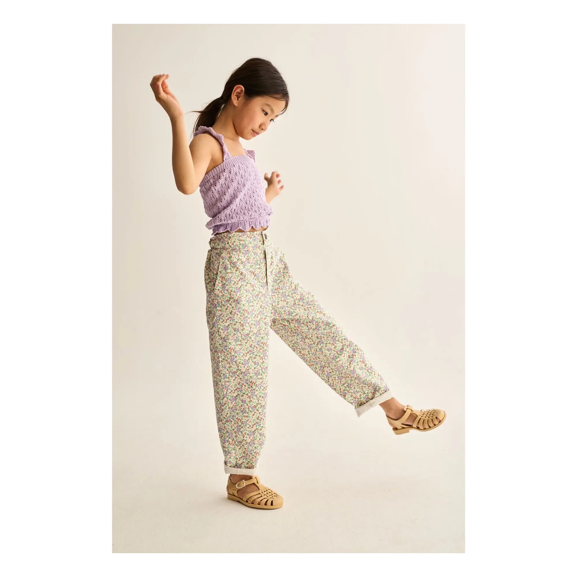 Cozmo - Paola Fleuri Hose | Ecru