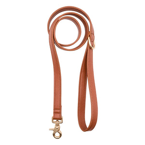 Cafide - Veganes Leder Hundehalsband | Braun