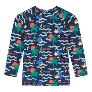 Petit Bateau - UV-Schutz-Bade-T-Shirt Bel Eté | Nachtblau