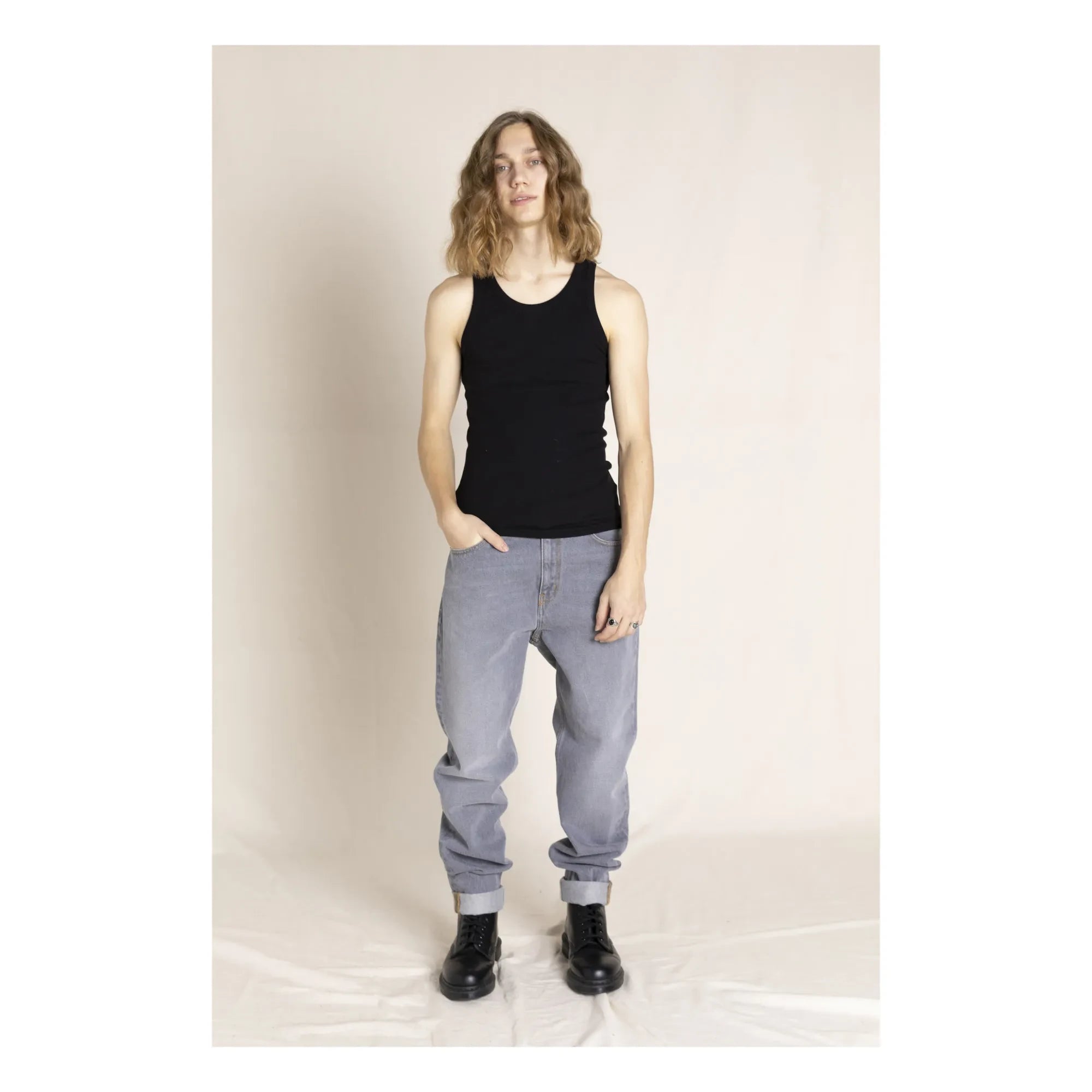Finger in the nose - Ollibis Bol Jeans | Denim grau