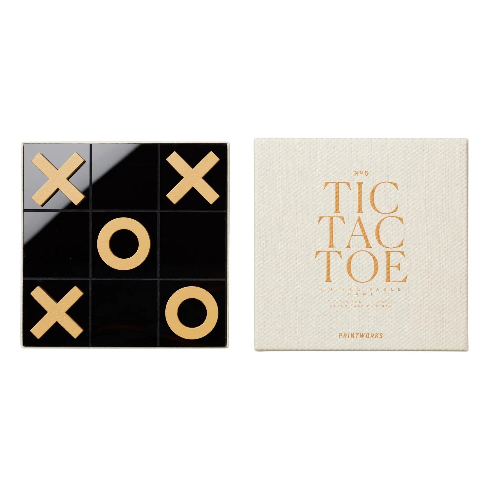 PrintWorks - Tic Tac Toe Spiel | Creme