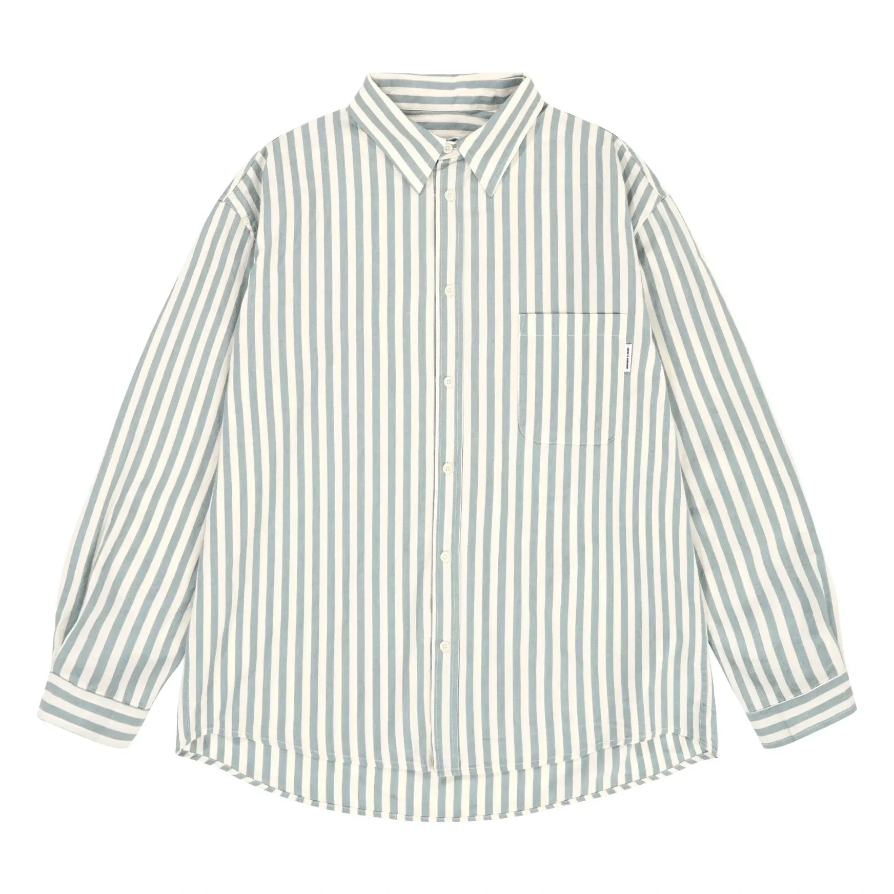Kappy – Gestreiftes Hemd | Hellblau