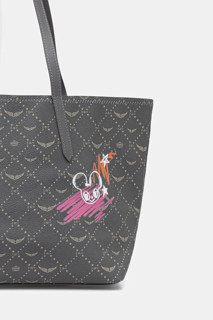 Zadig&Voltaire Kadın Sahte Deri Alışveriş Çantası Z SHOPPER MONOGRAM TAG