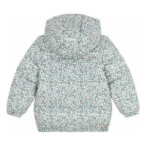 Petit Bateau - Steppjacke mit Blumenmuster | Ecru
