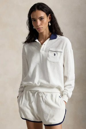 Polo Ralph Lauren kadın pamuklu sweatshirt LT WT COTTON TERRY-KNT-POLO