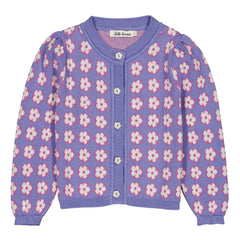 Hello Simone - Lison Fleuri Strickjacke | Lavendel