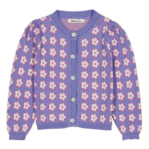 Hello Simone - Lison Fleuri Strickjacke | Lavendel