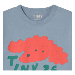Tinycottons - Tiny 26 T-Shirt aus Bio-Baumwolle | Grau-Blau