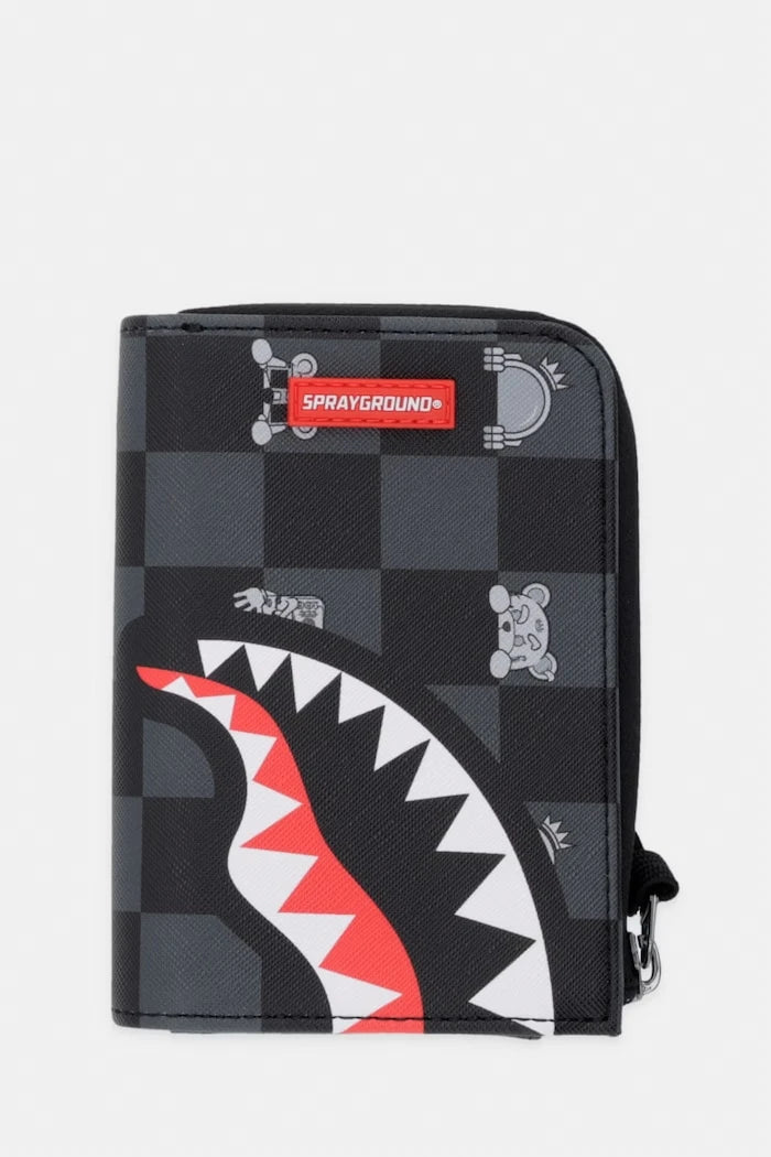 Sprayground - Schwarze Kunstleder-Geldbörse 910W8917NSZ